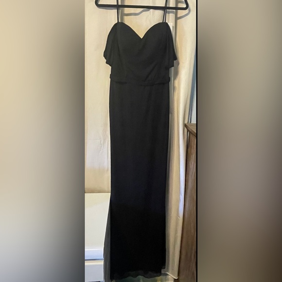 Black Formal Bridesmaid Dress- Kleinfeld - Picture 2 of 7